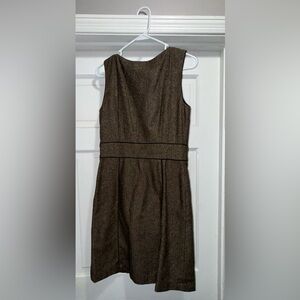 Willi Smith Brown Mini Dress